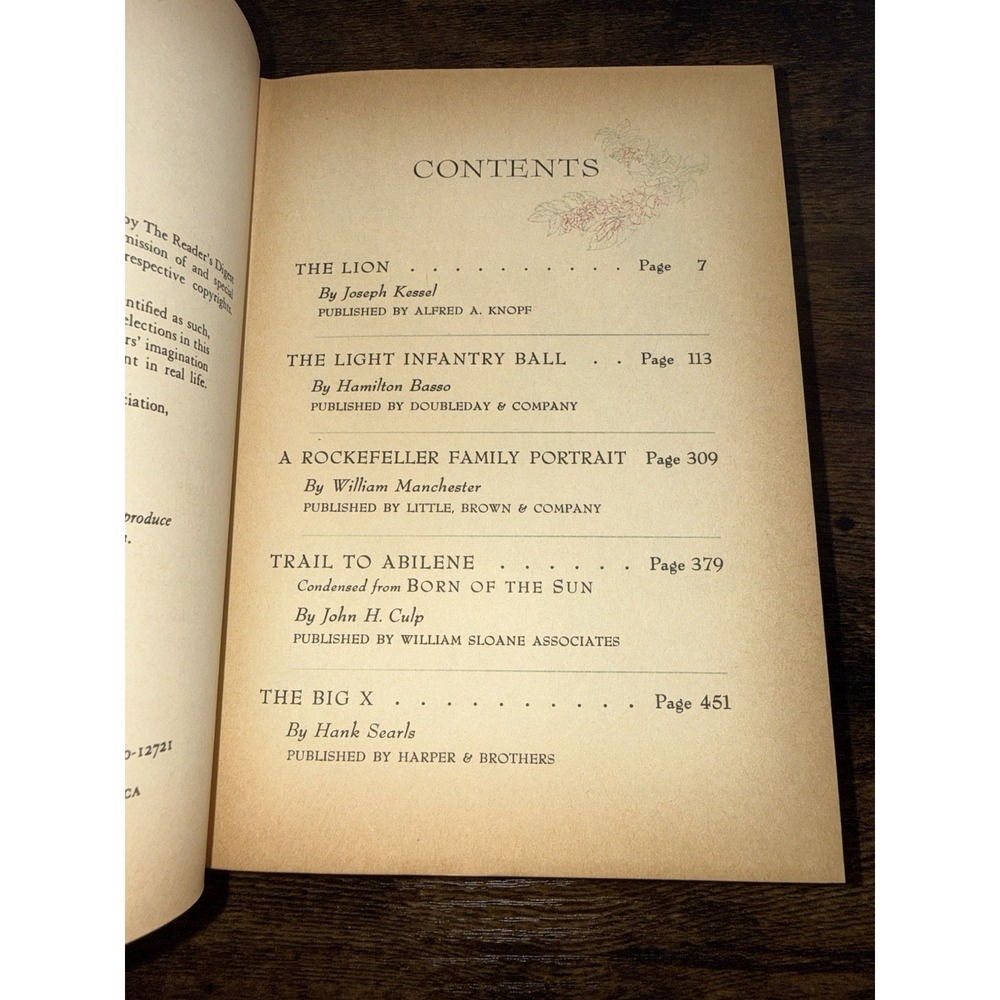 VTG Reader's Digest Condensed Books‎ - Volume 3 1959 (Hardcover) First Edition - Picture 10 of 11